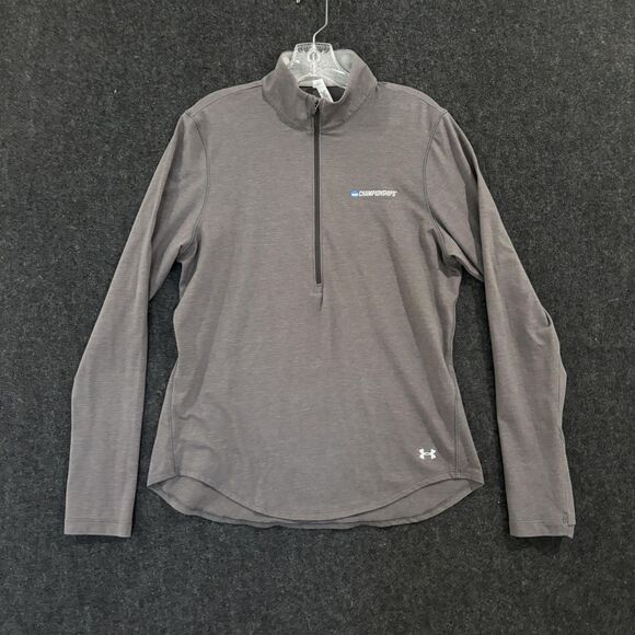 Under Armour Pullover Women's Large Gray NCAA Championships Quarter Zip - Picture 1 of 10
